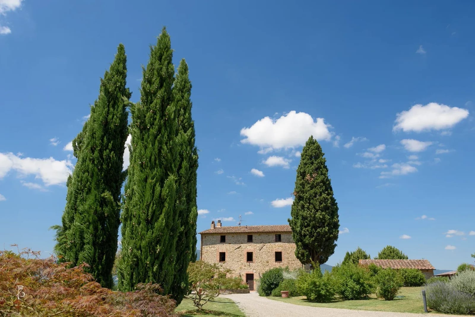 Casale rurale — Facciata in pietra — Umbria — fotografia professionale Paolo Zuchegna